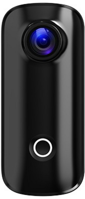 SJCAM C100 2K 高清 WIFI 防水磁吸式迷你相機 密錄器 監視器, 1個, 黑色