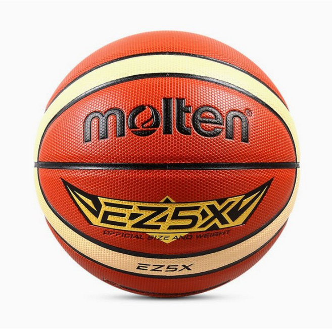 [籃球] molten籃球 EZ系列 5號籃球 國小兒童適用 合成皮，高CP值 國小籃球 !超越GR5D手感!, 1個, 單顆球