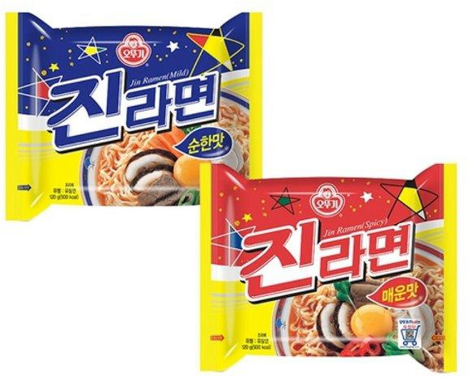 오뚜기 진라면 순한맛 매운맛, 진라면 순한맛 40봉, 40개