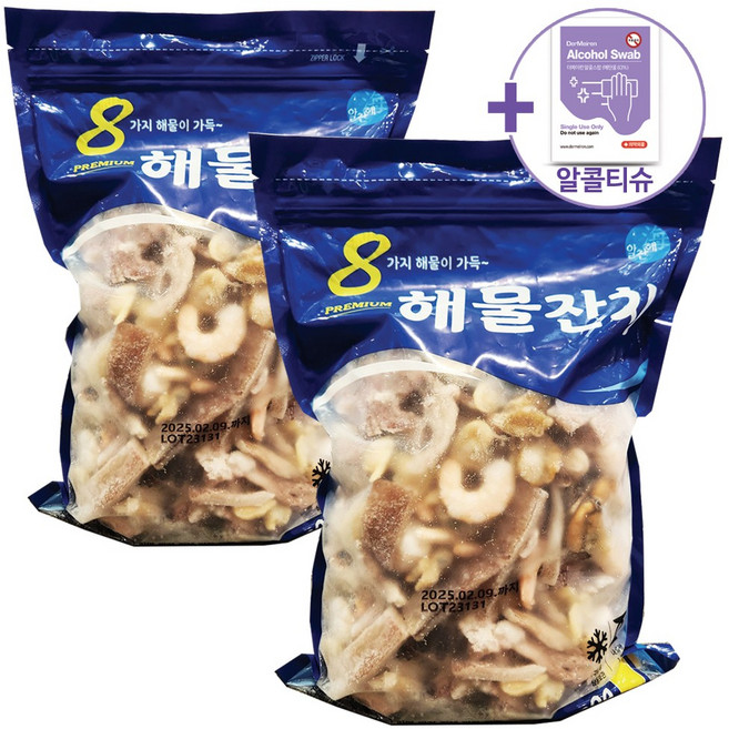 코스트코 알찬해 해물잔치 1100g X 2봉 [아이스박스] + 사은품, 2개