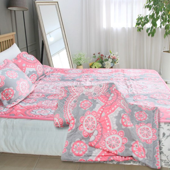 베아르시 극세사 이불 패드 베개커버 2P 퀸Q 세트