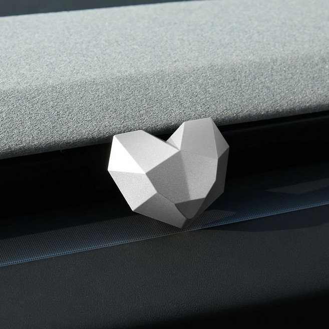 티파츠 사이버 하트 차량용 방향제 세트 테슬라 고급 선물용 디퓨저 리필, 세트 (케이스＋리필2개＋클립), 미스테리어스 포레스트