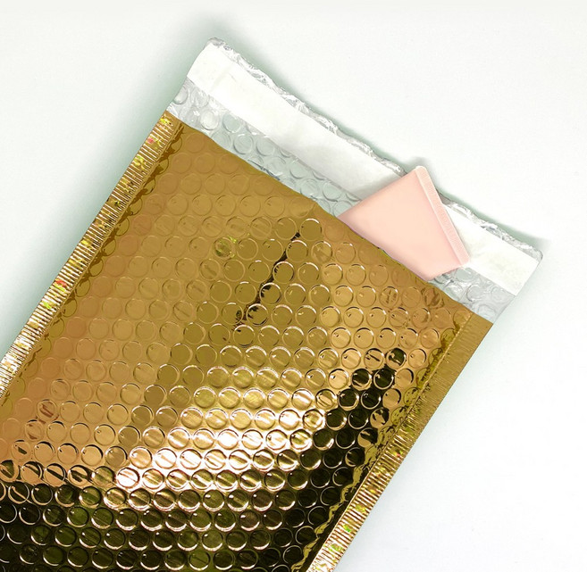 [창조하는 사람들] 프리미엄 택배안전봉투 메탈호일봉투 -딥골드(20매) 안전에어봉투, 20매