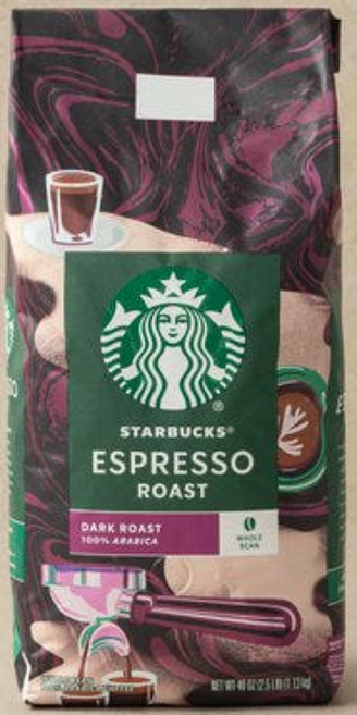 스타벅스 에스프레소 로스트 커피 원두, 홀빈(분쇄안함), 1.13kg, 2개