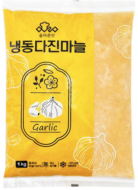 1박스) KF 냉동 다진마늘 1kg x 10개입, 10개