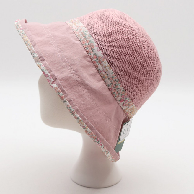 에스랑 루베아 여성 여름 썬캡 모자 와이드챙 자외선차단 썬바이저 휴대용