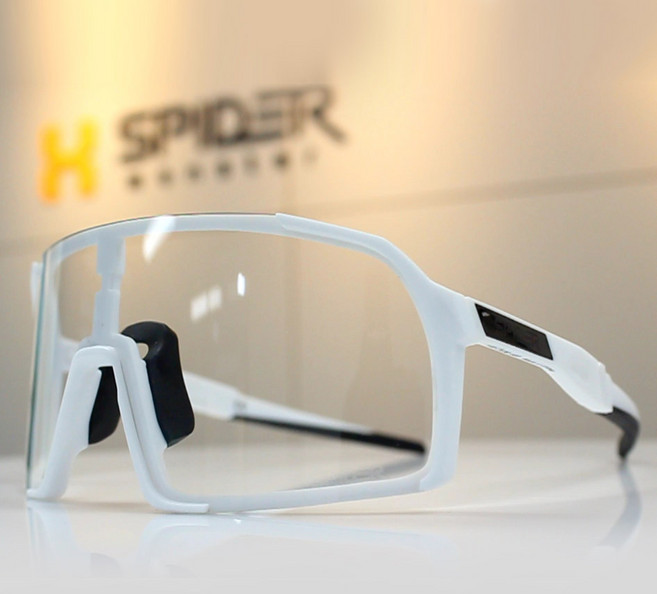 스파이더몬스터 자전거고글 편광 변색 남녀공용 라이딩 고글 타이탄, TITAN, 1개