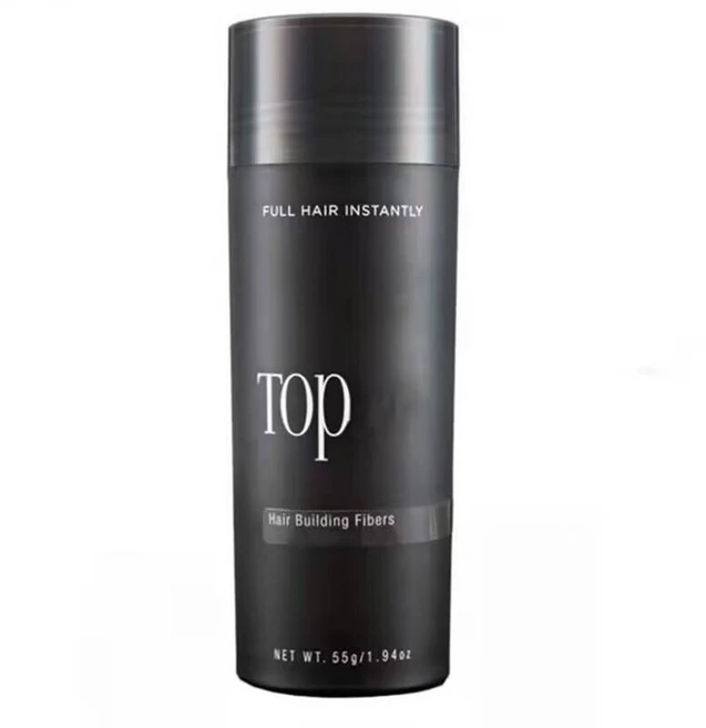 27.5g Toppik 헤어 빌딩 섬유 천연 케라틴 스타일링 파우더 손실 대머리 팩 라인, 다크 브라운 - 쿠팡