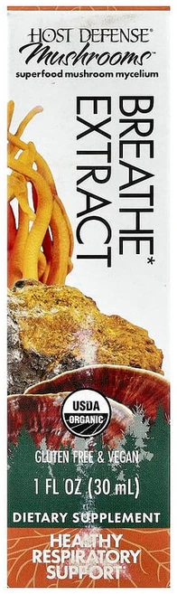 Host Defense 버섯 유기농 호흡 추출물 30ml(1fl oz) FPI-05851, 30ml, 1 - 쿠팡
