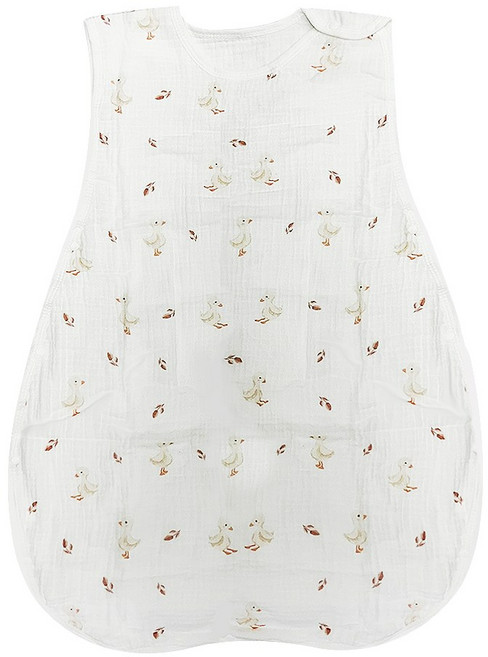 린다베베 거즈 겨울 아기 수면조끼 4겹 순면 아동잠옷 간절기 수면잠옷 영유아 베이비