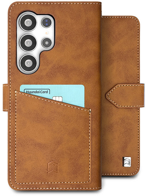 갤럭시 버디4 케이스 SM-A166L 스티치드 카드킷 지갑형(카드7+지폐1) 심플가죽 다이어리