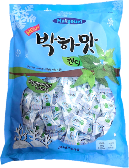 맛고을 NEW 박하맛캔디 사탕 캔디, 1개, 800g