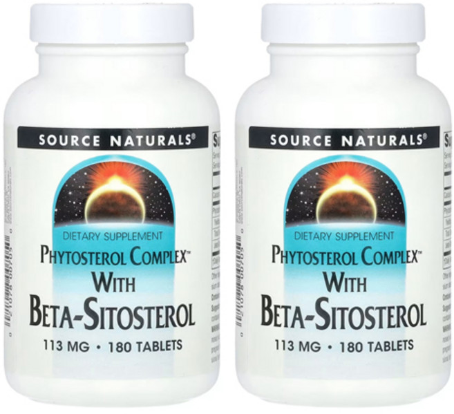 소스내츄럴스 피토스테롤 컴플렉스 베타-시토스테롤 타블렛, 180정, 2개