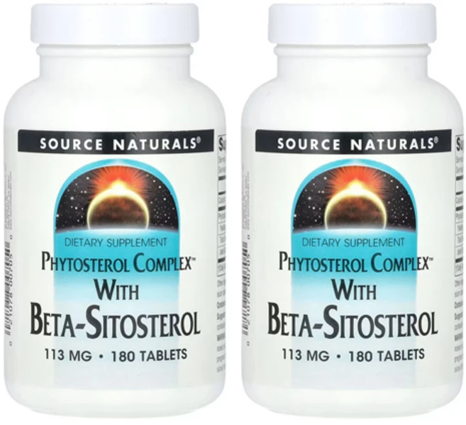 소스내츄럴스 피토스테롤 컴플렉스 베타-시토스테롤 타블렛, 180정, 2개 - 쿠팡