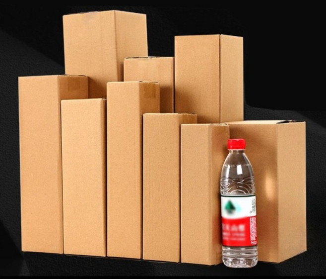 수직 직사각형 익스프레스 포장 박스 3 층 골판지 단단한 긴 판지 물류 운송 패키지 박스, 01 10pcs, 01 3 layers, 13 10x10x42cm