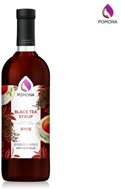 포모나 홍차 시럽, 1L, 1개