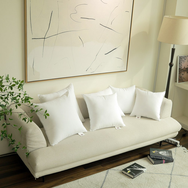 아델라홈 국내산 진드기방지 프리미엄쿠션솜 35/40/45/50 size, 1개, 화이트