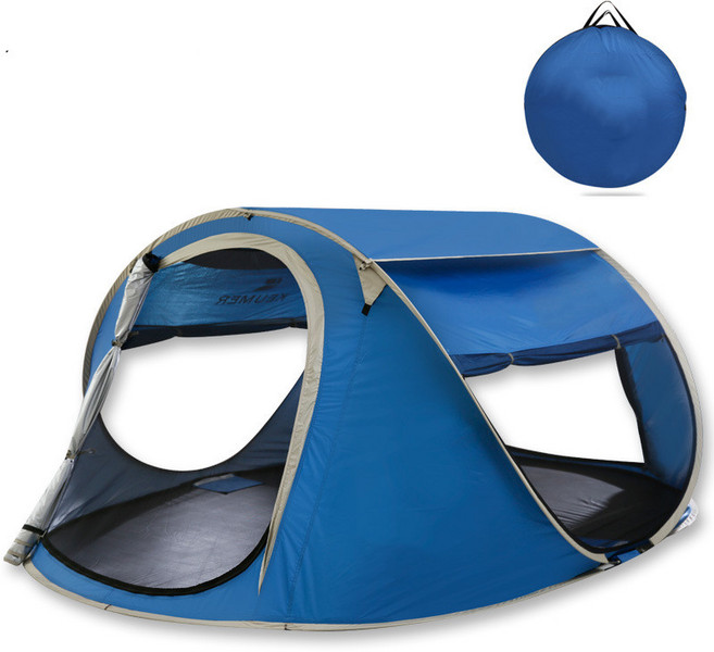 MHJLBJQ Tent Outdoor 3-4인용 자동 텐트 캠핑 캠핑 야외 비치 텐트, 01 Large