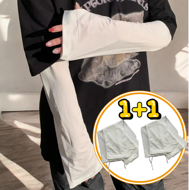 1+1 루즈핏 헐렁한 쿨토시 자외선차단