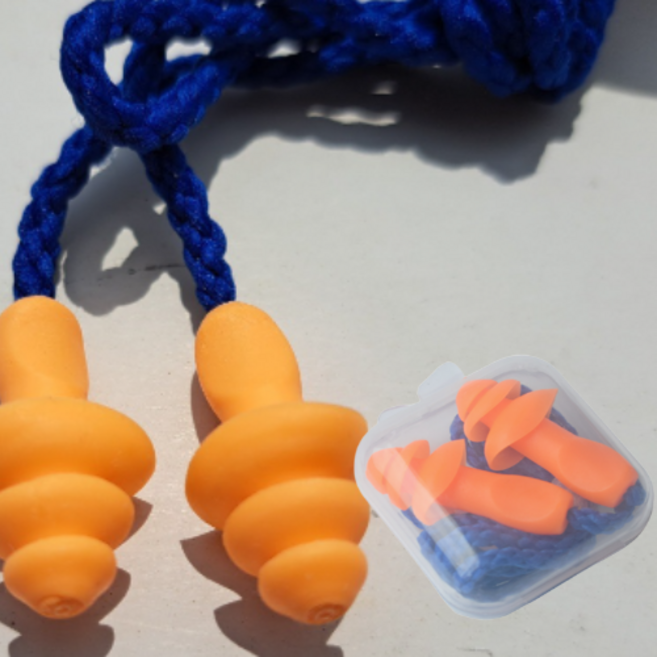 H7M_ 좌우 한쌍 1SET 끈타입 귀마개 + 보관 케이스 _재사용 가능 끈 귀마개 공부귀마개 방음귀마개 소음방지 소음귀마개 폼귀마개