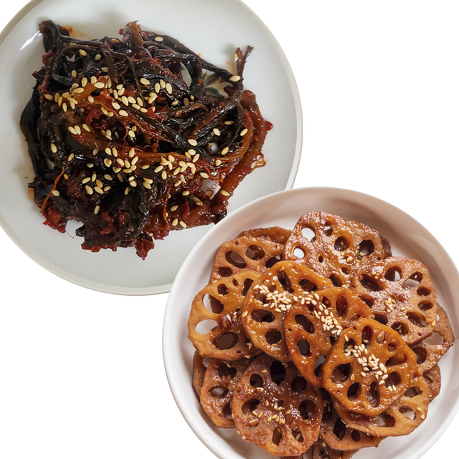 선미식가 감칠맛 고들빼기 무침 1kg + 아삭아삭한 연근조림 1kg, 1