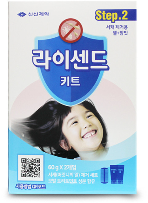 신신제약 라이센드 1세트 참빗 석캐 머릿니, 1개