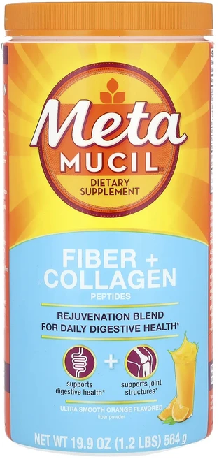 몸관리하세요 겨울입니다 Metamucil 섬유소 + 콜라겐 펩타이드 울트라 스무스 오렌지 564g(1.2lb) 특별관리진행, Metamucil섬유소콜라겐펩타이드울트라스무스오렌지56, 1개 - 쿠팡