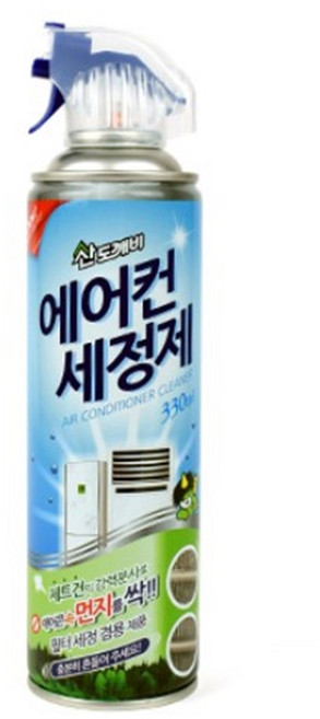에어컨 먼지 냄새 세균 제거제 2개입 330ml