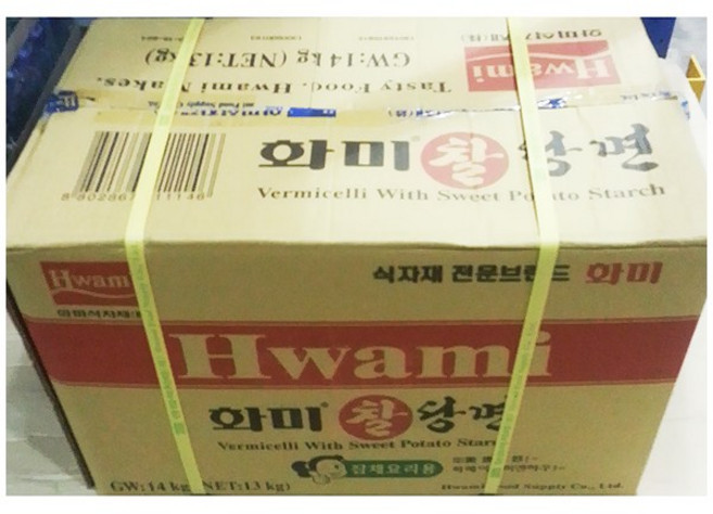 화미 찰당면 14kg / 잡채요리용 업소용 대용량