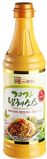 겨자냉채소스880g/청우-10개, 880g, 10개