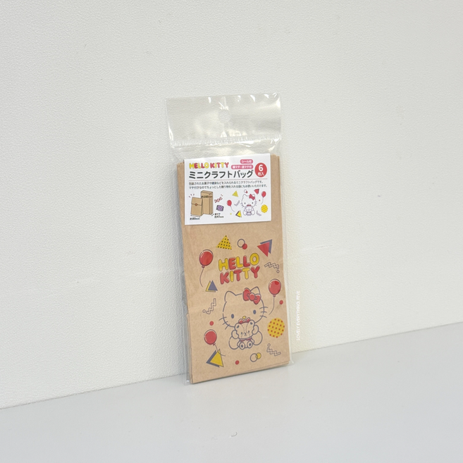 일본정품 헬로키티 크래프트 종이봉투 선물 포장 기프트백 3종택1, 1개, 풍선베어S