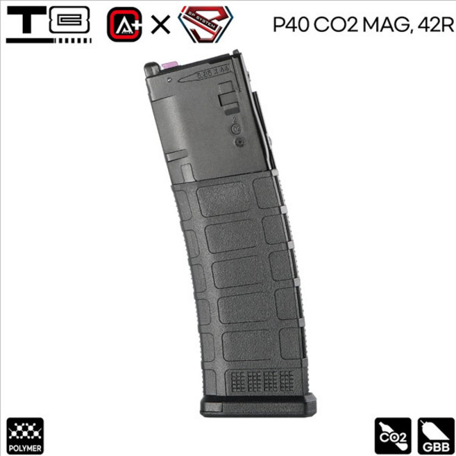 |건스토리| P40 CO2 Magazine for TM MWS & CYMA CGS / GBB 탄창, 1개, CP2M