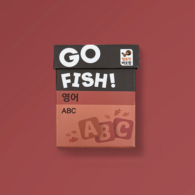 행복한바오밥 고피쉬 ABC 학습 카드게임, 혼합색상, 1개