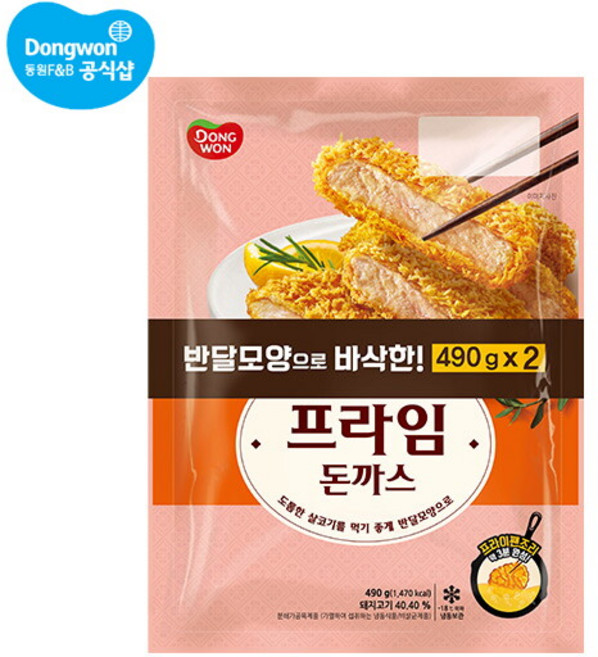 [동원 F&B] 동원 프라임돈까스 490g x 4개