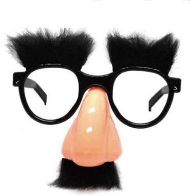 코주부 코믹 파티 안경 가면 생일 파티용품 코털 이벤, 상세페이지 참조, 1개