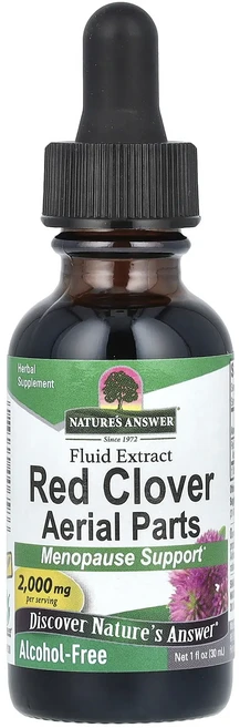 Nature's Answer 붉은 토끼풀 지상부 액상 추출물 알코올 무함유 2000mg 30ml(1fl oz), NaturesAnswer붉은토끼풀지상부액상추출물알코올무, 1개, 30ml - 쿠팡