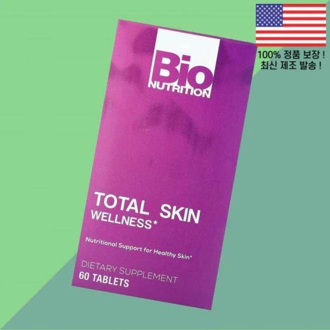 바이오 뉴트리션 토탈 헬스 60정 Bio Nutrition Total Skin Wellness 60 Tablets - 쿠팡