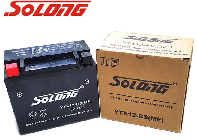 대림 Q2 배터리 YTX12-BS 12V12A 소롱밧데리, 1개