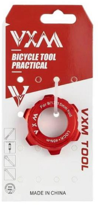 VXM 자전거 센터락-6 홀 어댑터 산악 허브 변환 6 볼트 디스크 브레이크 로터 사이클링 액세서리 1 개, Red, 1개