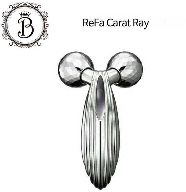 리파 캐럿 페이스 마사지 괄사 롤러 2구 ReFa Carat Ray RF-PC2019B, 2kg, 1개