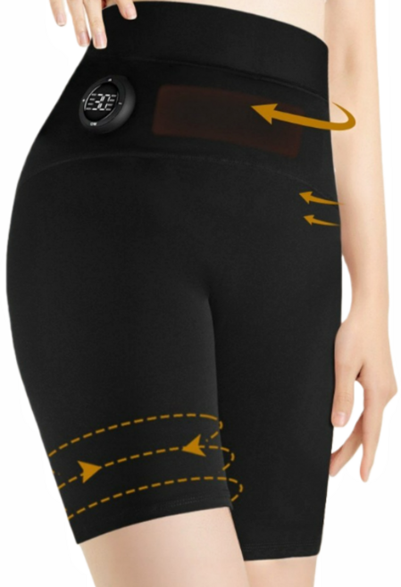 [KC인증] EMS 레깅스 EMS 마사지기 EMS 레깅스 EMS 충전식 히프 마사지 요가바지입니다 골반기저근 코어 근육 훈련 홈트 운동기구, 색깔, 블랙XL