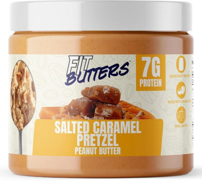 FIt Butters 젯퍼프 스모어 피넛버터 454g, Salted Caramel Pretzel