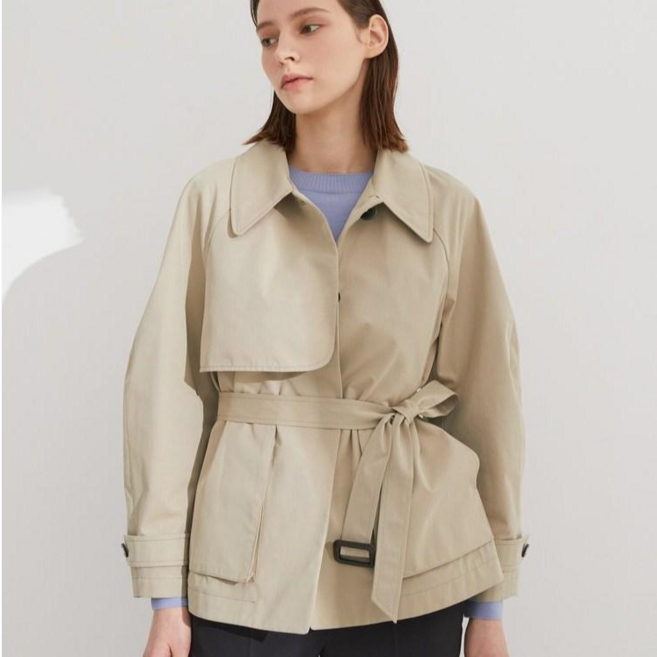 [백화점 A/S] 닥스 의류 여성의류 DAKS 면 숏 트렌치코트 - DLCO3B201 선물포장 빠른배송