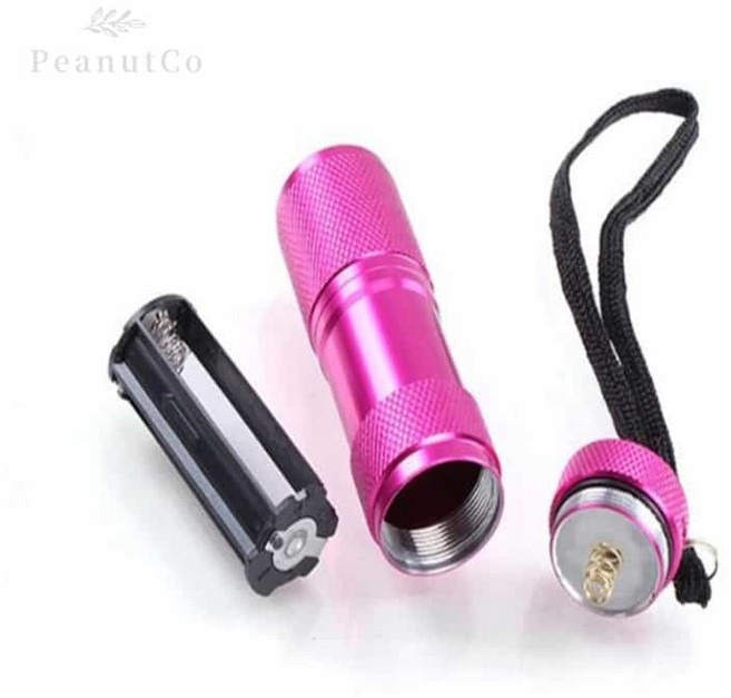 피넛코 휴대용 UV LED 핀큐어 젤네일 램프 셀프젤네일램프, 1-핀큐어램프-핫핑크
