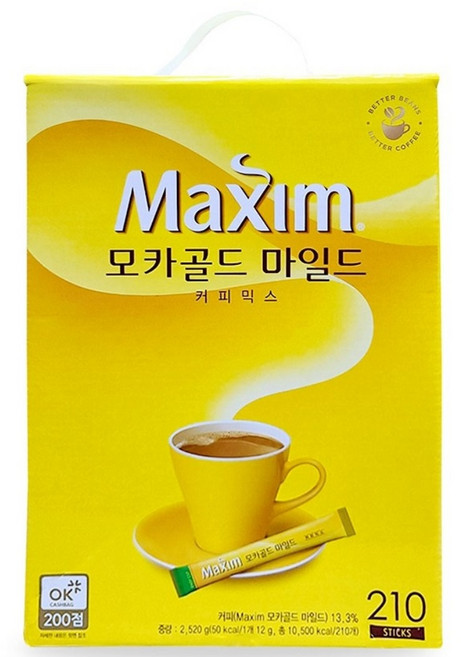 맥심 모카골드 마일드 커피믹스, 12g, 280개입, 1박스