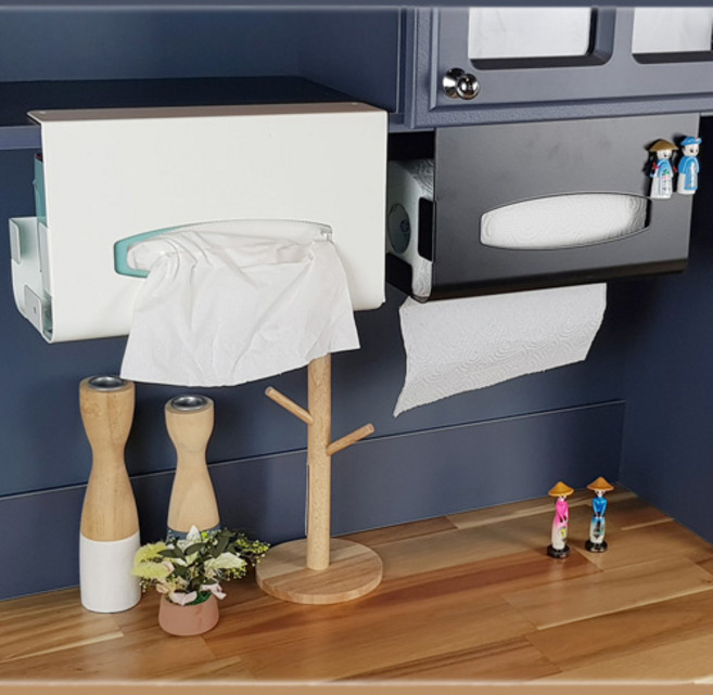 LISENS 키친타올 걸이, 1개, 키친타올걸이 실버