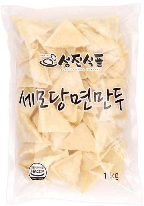 세모당면만두 1KG성진식품, 1개, 1kg