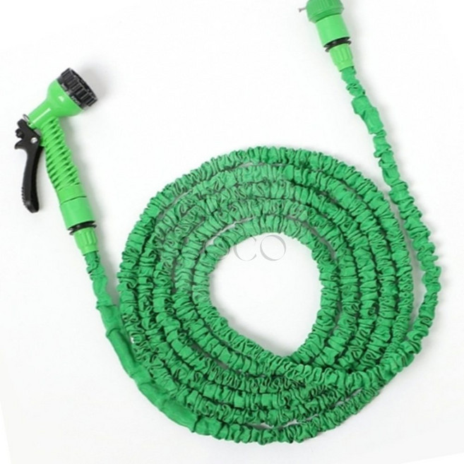 그코 3배로 늘어나는 그린 고압 매직호스 15M 고압분사기호스