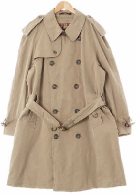 2793 닥스 베이지 면 레글런견장워싱더블트렌치코트 [103-88-180]
