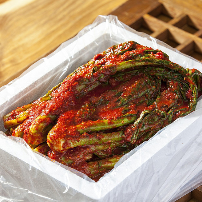 푸드마실 아삭하고 알싸한 전라도 여수 돌산 갓김치 100% 국내산 재료사용, 1박스, 5kg